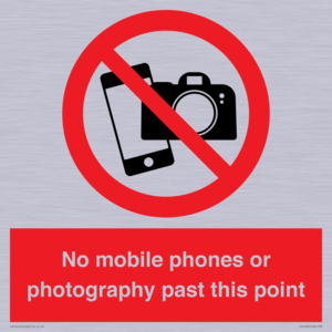 No mobile phones or photography past this point